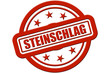 Sternen Stempel rot rel STEINSCHLAG