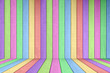 Pastel Colored Wood Fence Background Element