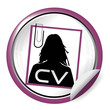 icône cv femme