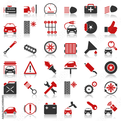 Vektor: Auto - Werkstatt - Iconset (10) Auto - Werkstatt - Iconset (10)
