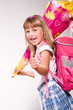 first grader girl