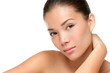 Asian woman beauty face