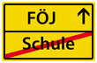 FÖJ Freiwilliges Ökologisches Jahr nach der Schule Schild