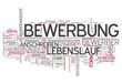 Wortwolke "Bewerbung"