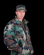 Army Man with Hands in Pockets