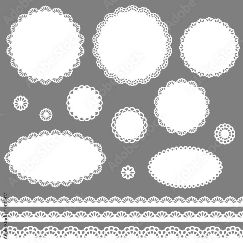 Vector: Collection of vintage designed frames Collection of vintage designed frames