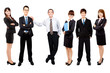 Successful happy asian business team