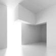 White Abstract Interior