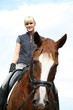 Foto: frau mit pferd frau mit pferd