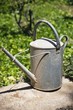 Watering can in garden