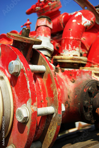 Photo: Red pipe Red pipe