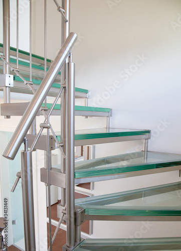Foto: Moderne Glastreppe Moderne Glastreppe