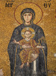 Virgin Mary Mosaic in Hagia Sophia Mosque, Istanbul