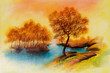 Landscapes on oil canvas