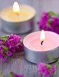 Burning candles