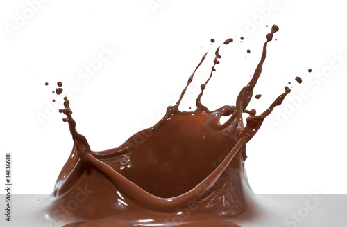Illustration: chocolate splash chocolate splash