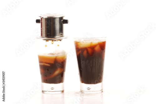 Photo: Vietnamese iced coffee Vietnamese iced coffee