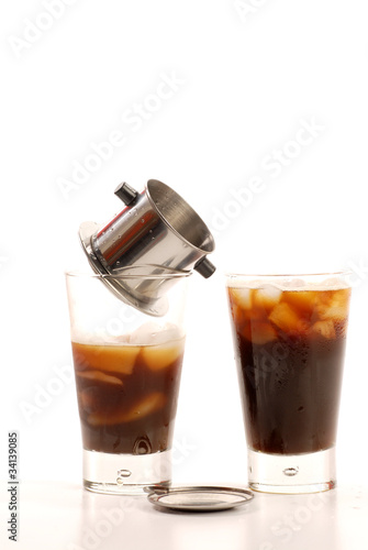 Photo: Vietnamese iced coffee Vietnamese iced coffee