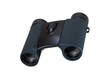 Front view of binoculars isolated on white Front view of binoculars isolated on white