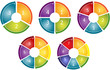 Process cycle business diagram Process cycle business diagram