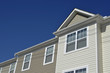 Attached townhomes roof line