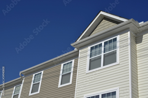 Photo: Attached townhomes roof line Attached townhomes roof line