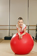 gymnast girl on the ball