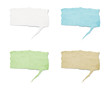 recycled paper speech tag
