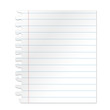 Hoja de cuaderno