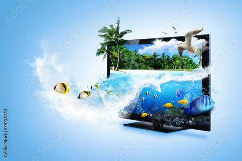 Photo: 3D TV - feel the nature 3D TV - feel the nature