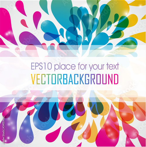 Illustration: Abstract colored rainbow background Abstract colored rainbow background