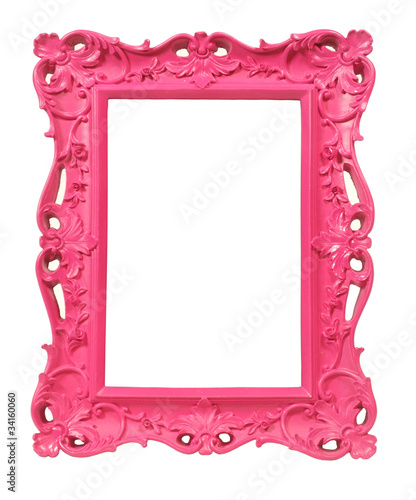 Photo: cadre style ancien baroque rose cadre style ancien baroque rose