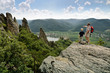 Wanderfamilie in der Wachau