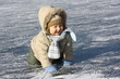 Little boy on ice Little boy on ice