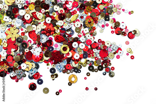 Photo: colorful sequins colorful sequins
