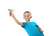 little boy in studio