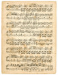 vieille partition de musique
