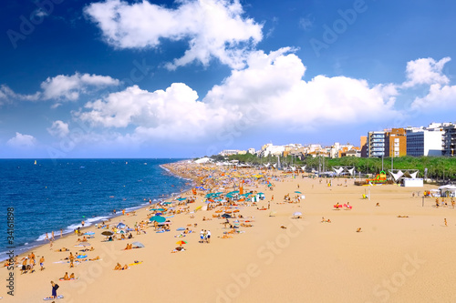 Photo: Beaches, coast in Spain . Beaches, coast in Spain .