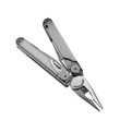 Multitool pliers open top view isolated on a white background Multitool pliers open top view isolated on a white background