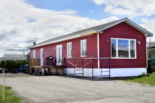 Photo: New red mobile home New red mobile home