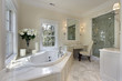 Master bath in luxury home