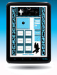 Tablet with snowboard  website
