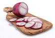Cipolla rossa sul tagliere