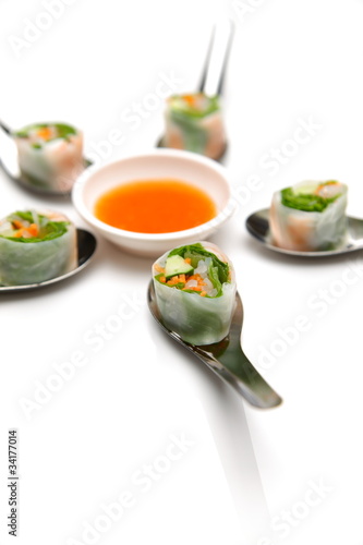 Photo: Summer Roll,Southeast Asian Food Summer Roll,Southeast Asian Food