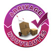 Bouton arrivage nouveautés Bouton arrivage nouveautés
