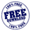 100% free download button stempel