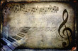 Texture musicale grunge