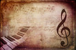 Musical texture grunge
