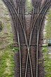 Bahngleise und Weichen