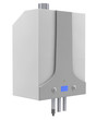 Gas boiler isolated on a white background